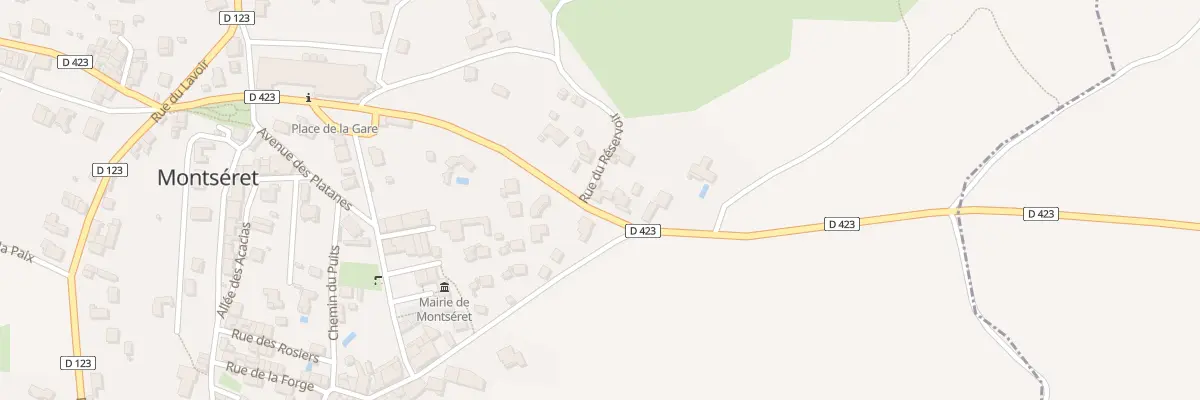 Plan du 135 Derriere La Bouiche à Montséret