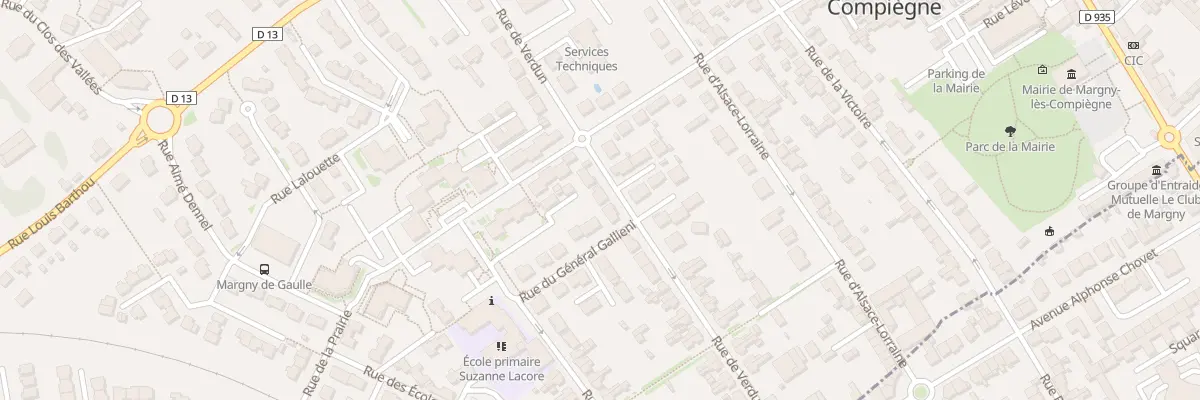 Plan du 257 Rue de Verdun à Margny-lès-Compiègne