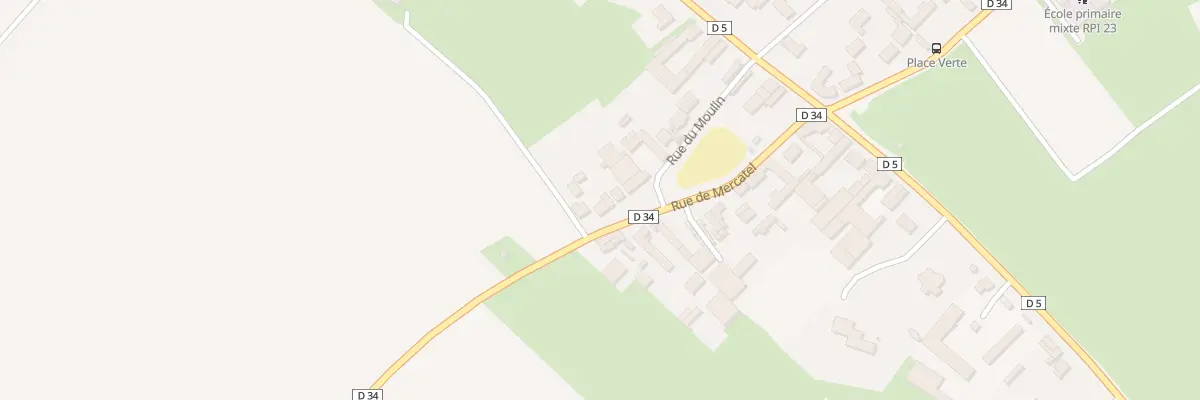 Plan du 10 Rue de Mercatel à Neuville-Vitasse