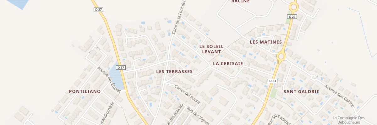 Plan du 30 Av Pau Casals à Ponteilla