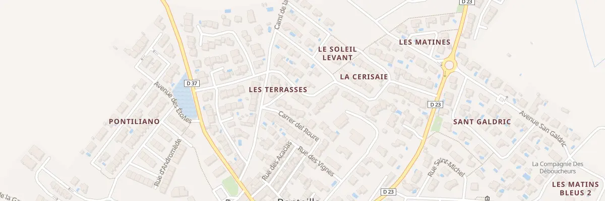 Plan du 43 Av Pau Casals à Ponteilla