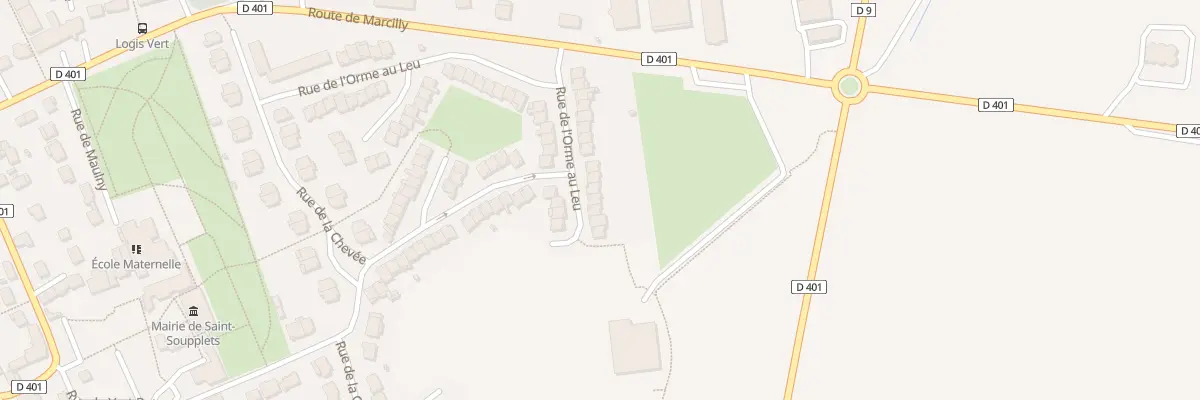 Plan du 61 Rue de l’Orme au Leu à Saint-Soupplets