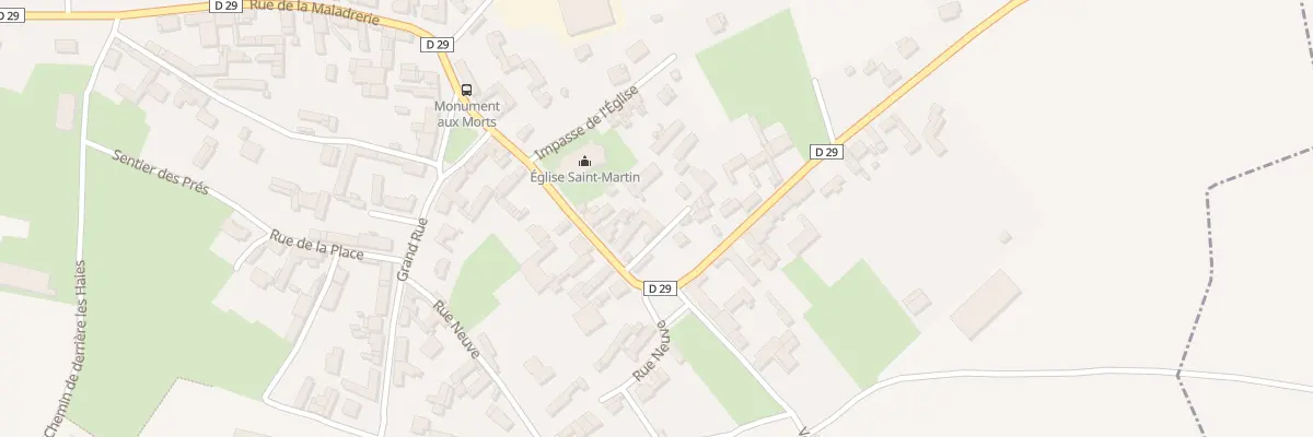 Plan du 30 Rue du Général Frére à Grévillers