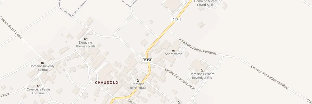 Plan du 77 Chaudoux à Verdigny