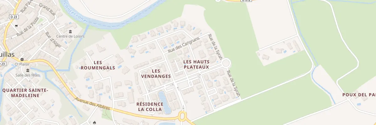 Plan du 3 Rue du Chardonnay à Trouillas