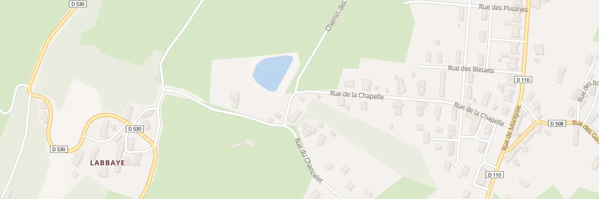 Plan du 349 Rue de la Chapelle à Youx