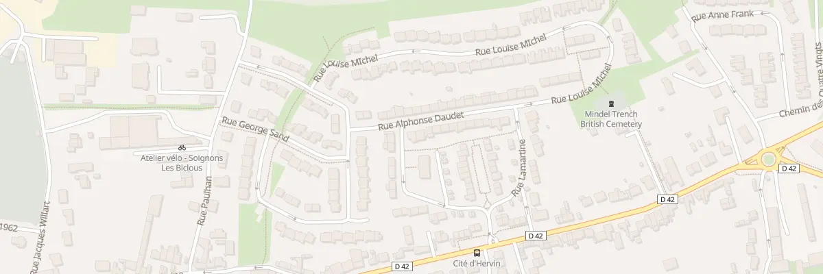 Plan du 23 Rue Alphonse Daudet à Saint-Laurent-Blangy