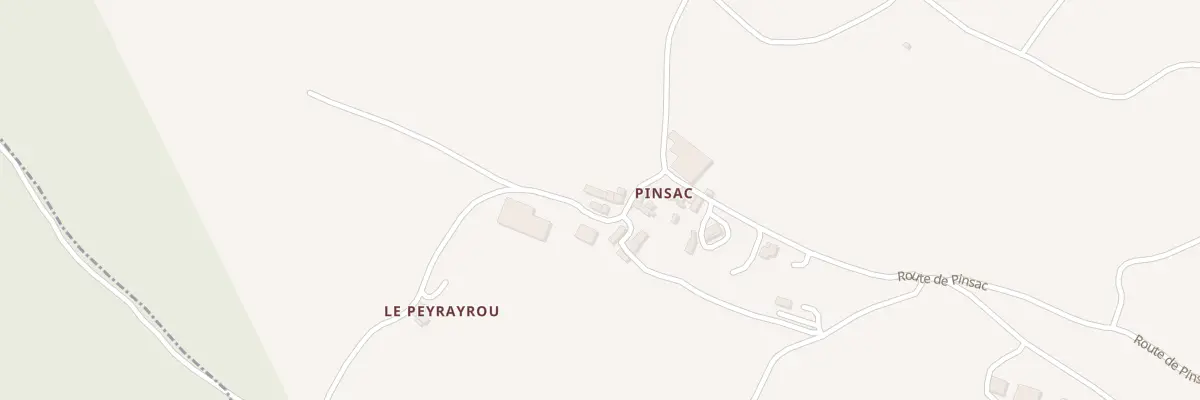 Plan du 5094 Pinsac aux Costes-Gozon