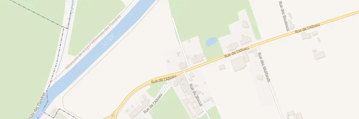 Plan du 1754 Rue de l’Alloeu à Erquinghem-Lys