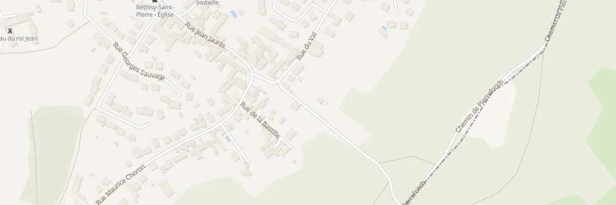 Plan du 39 Rue du Val à Béthisy-Saint-Pierre