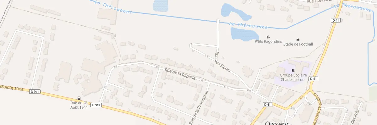 Plan du 22 Rue de la Raperie à Oissery