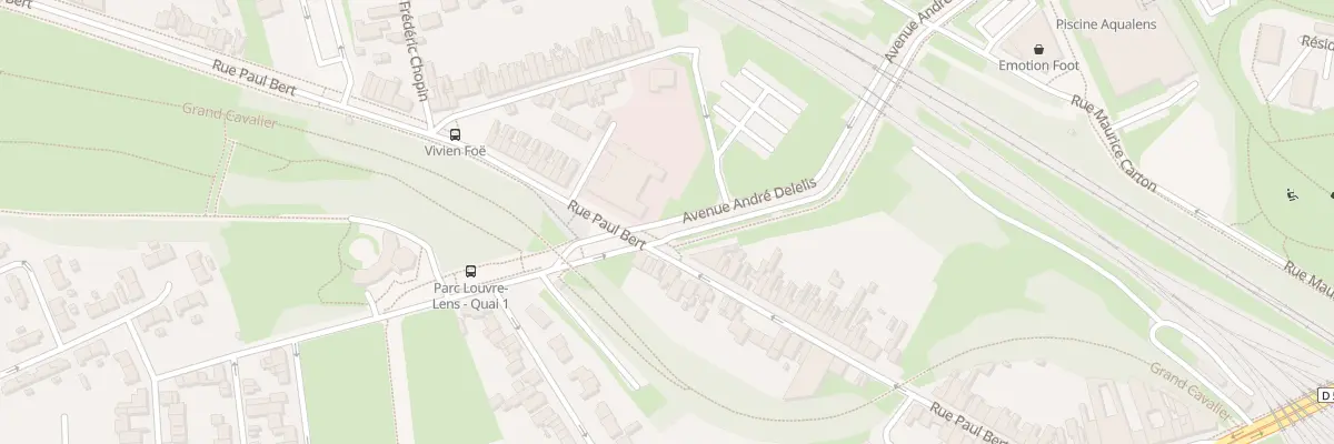 Plan du 84 Rue Paul Bert à Lens