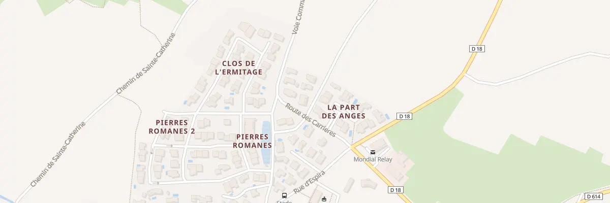 Plan du 5 Cami de Pena à Baixas