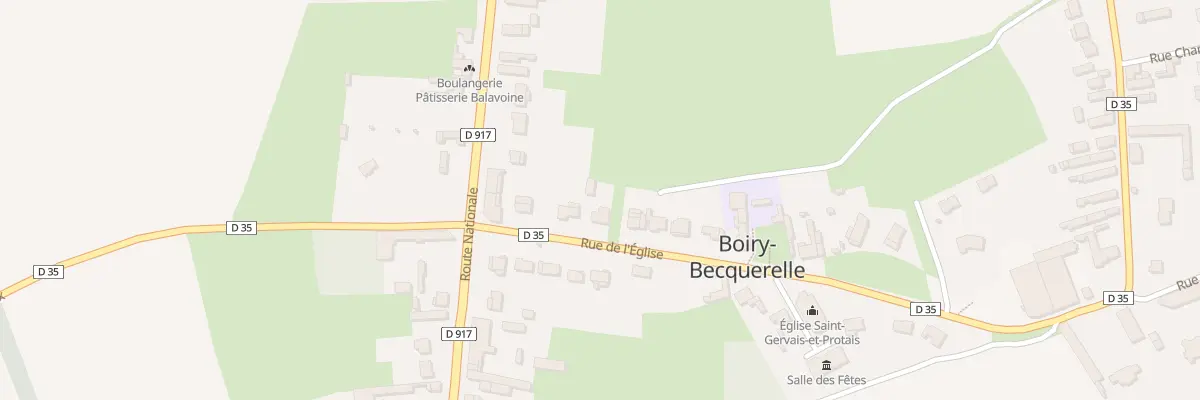Plan du 3 Rue de l’Eglise à Boiry-Becquerelle