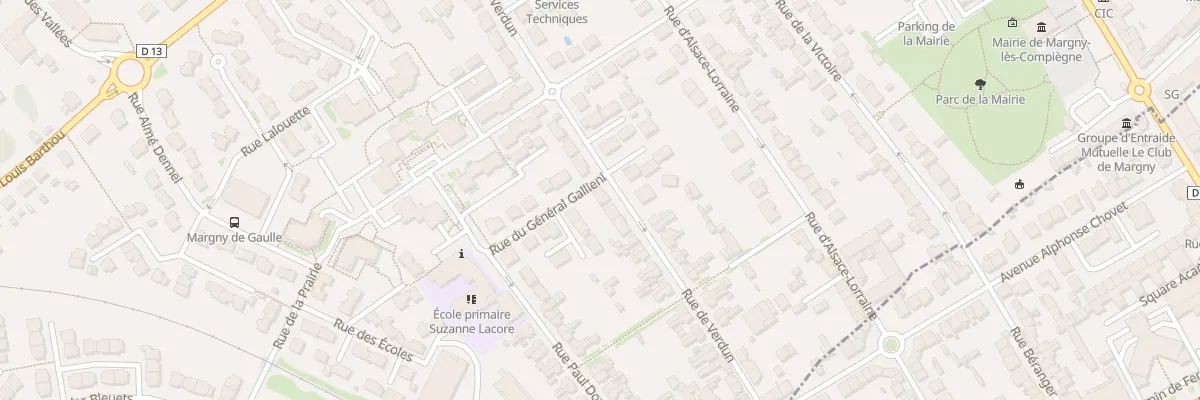 Plan du 209 Rue de Verdun à Margny-lès-Compiègne