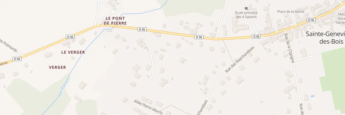 Plan du 1 Rue du Bechereau à Sainte-Geneviève-des-Bois