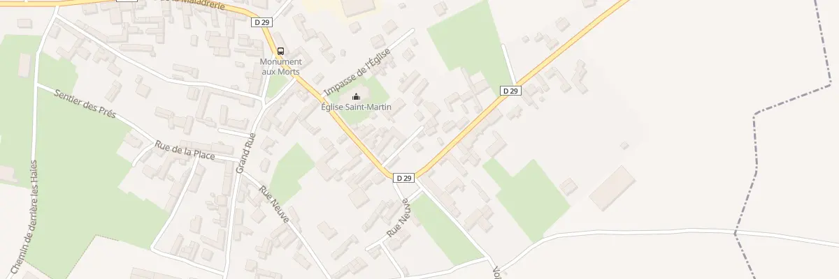 Plan du 32B Rue du Général Frére à Grévillers