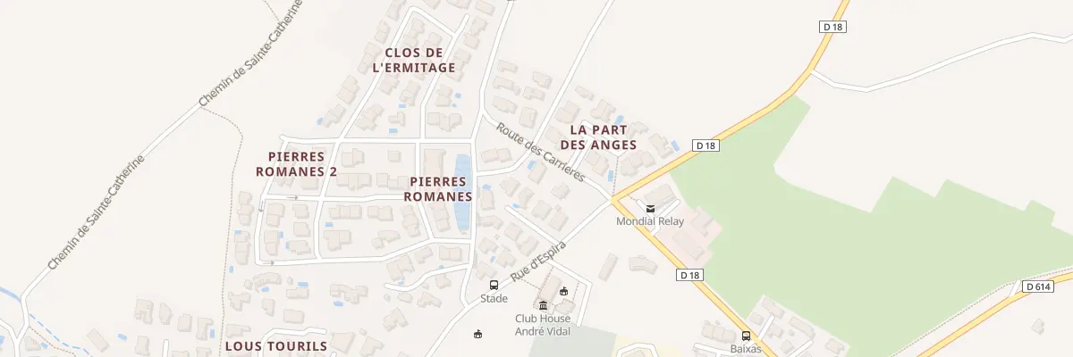 Plan du 9001 Cami d’Espira à Baixas