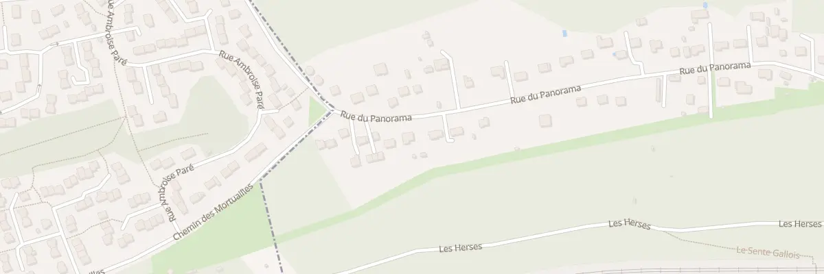 Plan du 33 Rue du Panorama à Vernou-la-Celle-sur-Seine