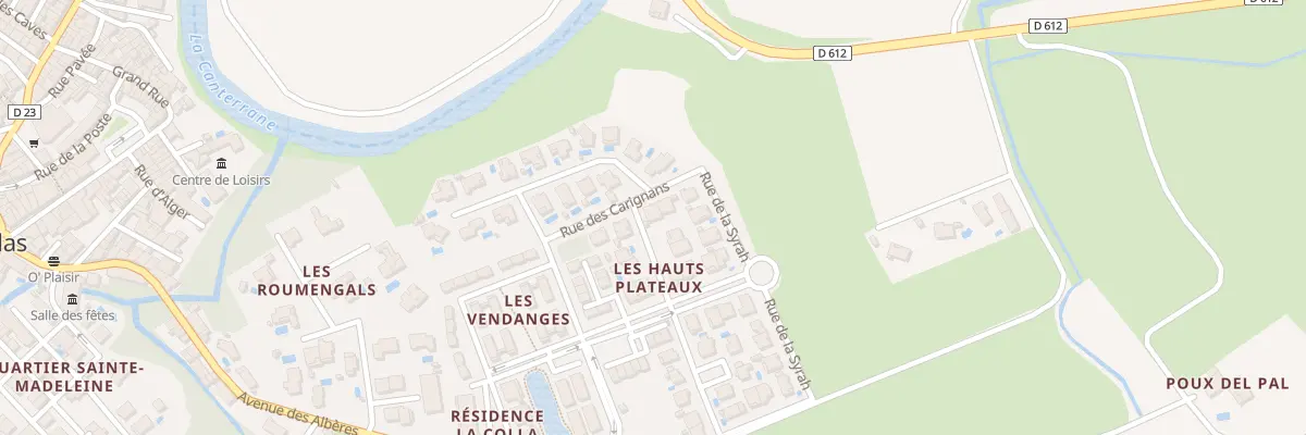 Plan du 5 Rue des Carignans à Trouillas