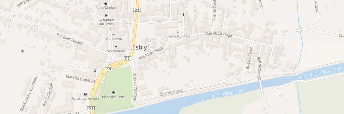 Plan du 52 Rue Victor Hugo à Esbly