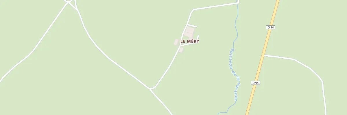 Plan du 5015 Le mery à Sauvagny