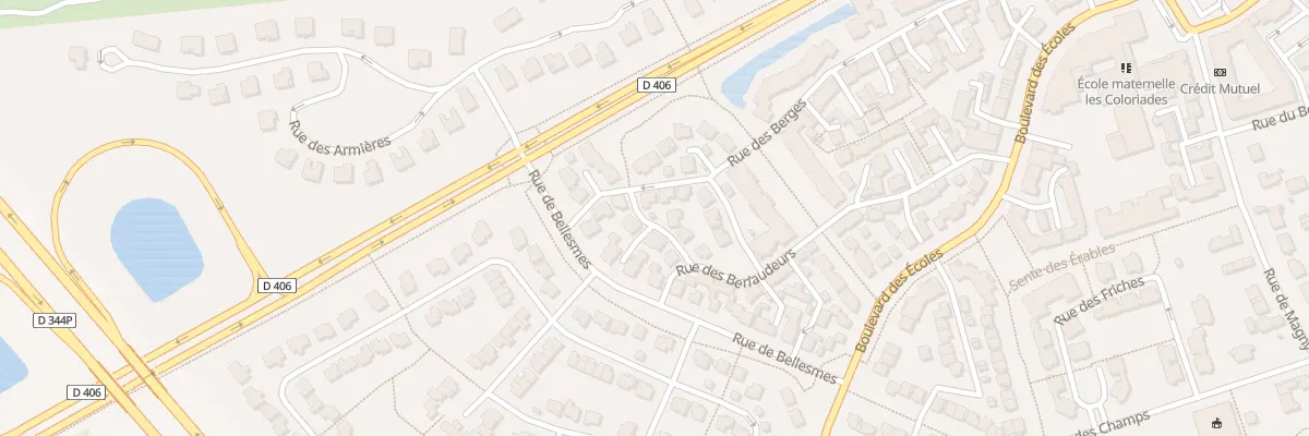 Plan du 3 Rue des Clayons à Bailly-Romainvilliers