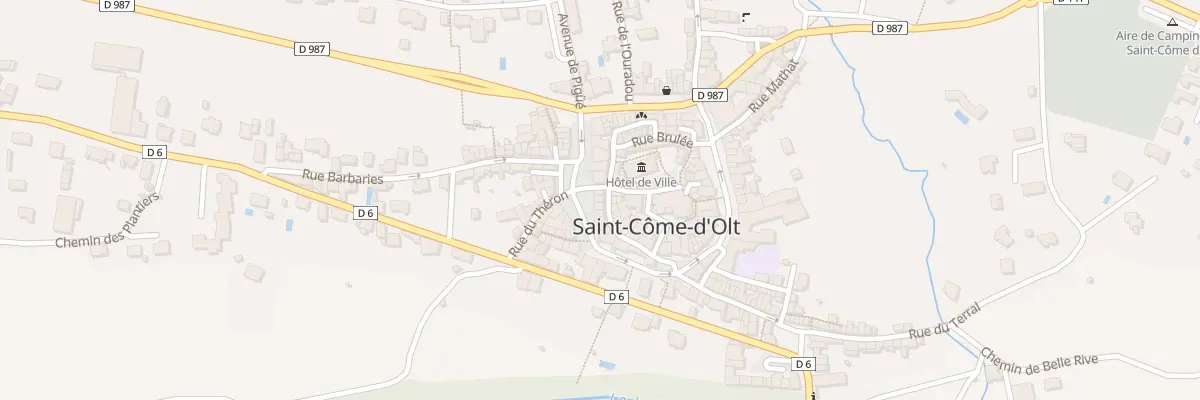Plan du 13 Pl de la Porte Théron à Saint-Côme-d’Olt