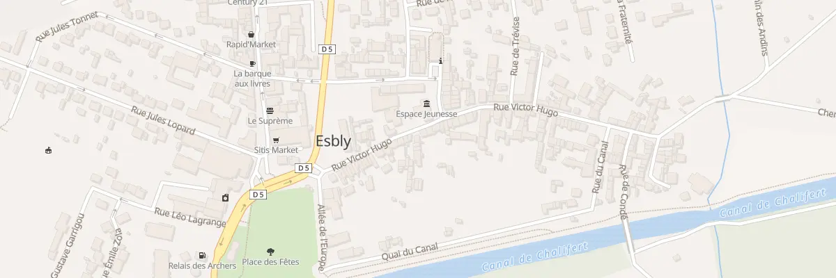 Plan du 54 Rue Victor Hugo à Esbly