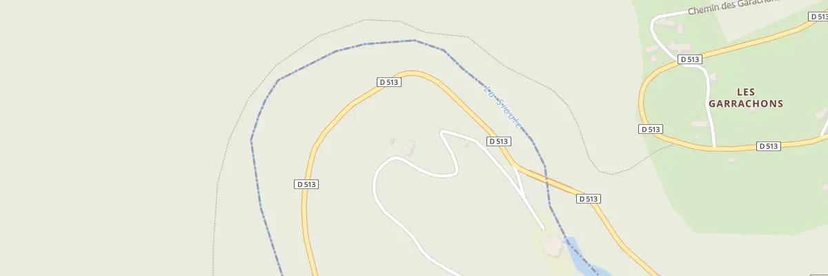 Plan du 9001 Les Saignoles à Queuille