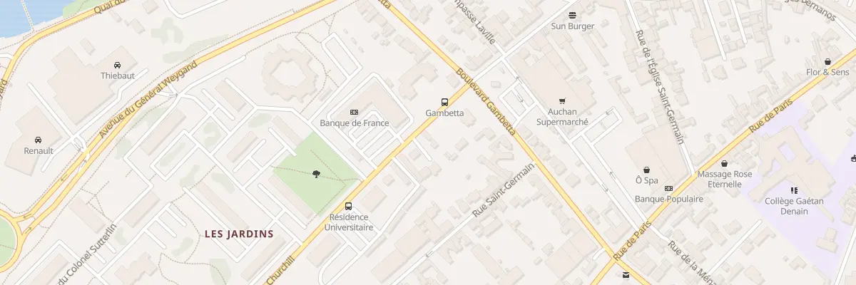 Plan du 3 Rue Winston Churchill à Compiègne