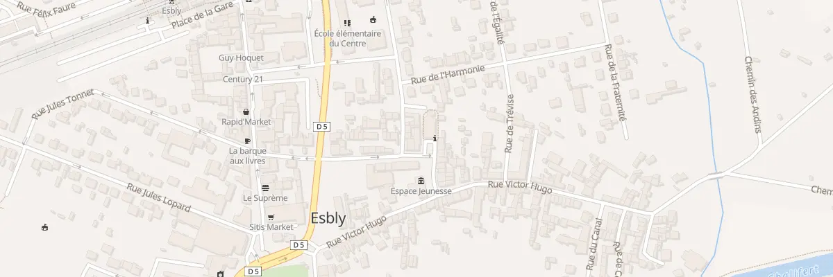 Plan du 8 Pl de l’Eglise à Esbly