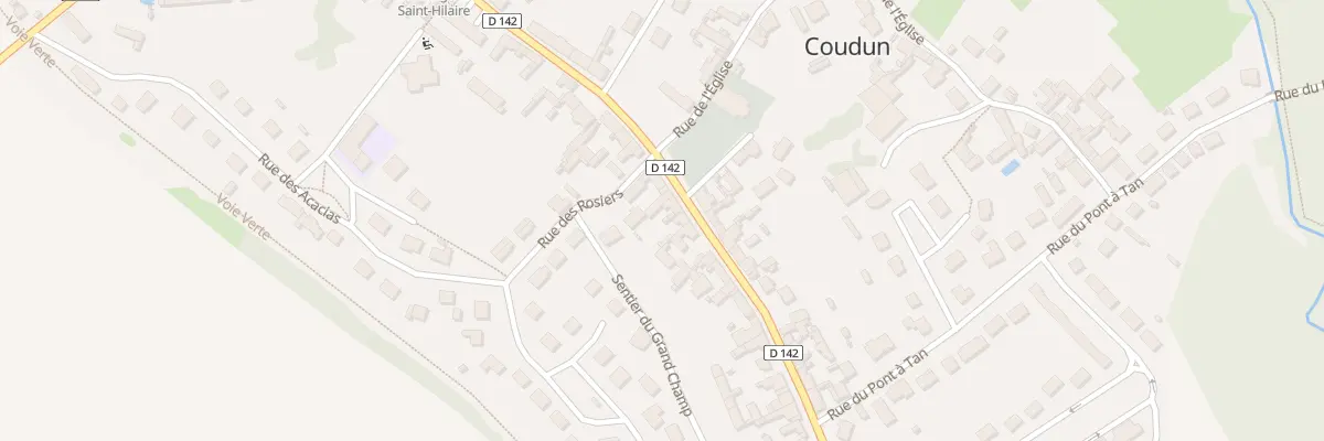 Plan du 301 Rue Saint-Hilaire à Coudun