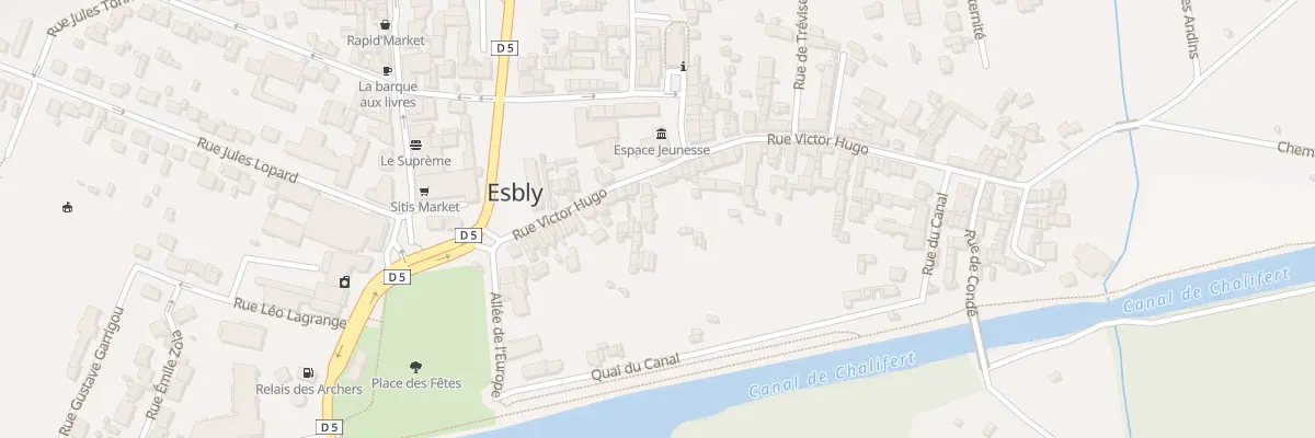 Plan du 46 Rue Victor Hugo à Esbly