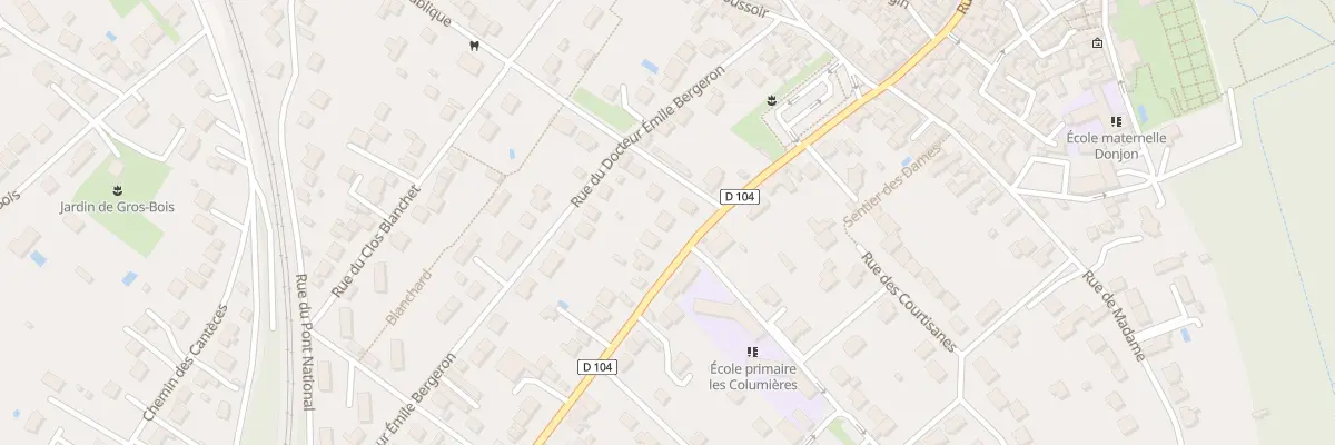 Plan du 10 Av Georges Clemenceau Moret à Moret-Loing-et-Orvanne