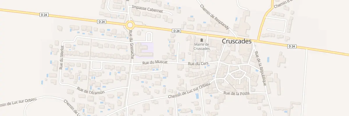 Plan du 2 Rue du Muscat à Cruscades