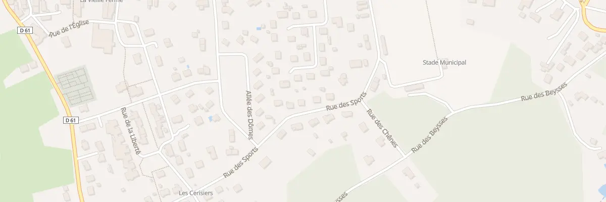 Plan du 18 Rue des Sports aux Ancizes-Comps