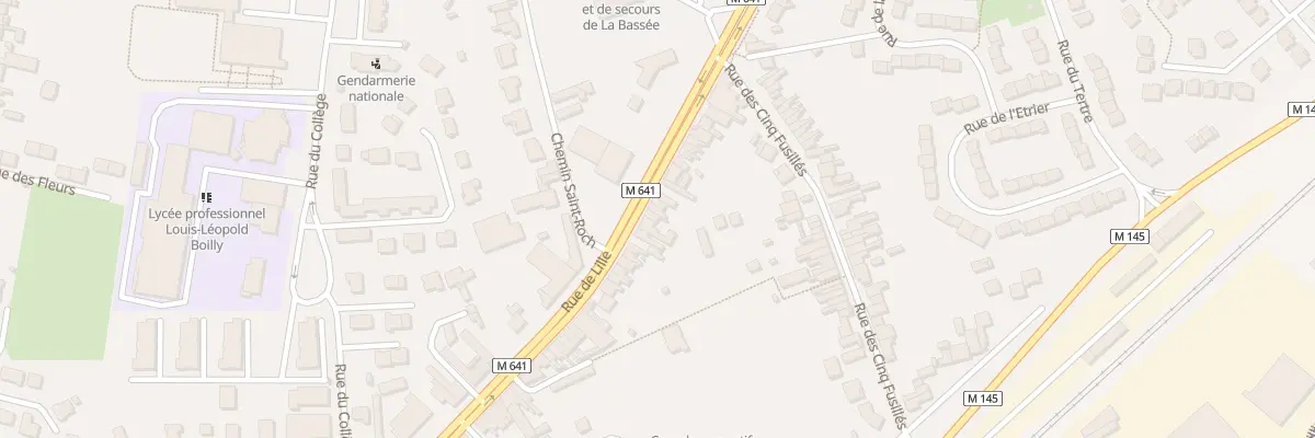 Plan du 92 Rue de Lille à La Bassée