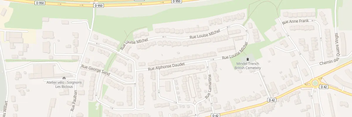 Plan du 22 Rue Alphonse Daudet à Saint-Laurent-Blangy