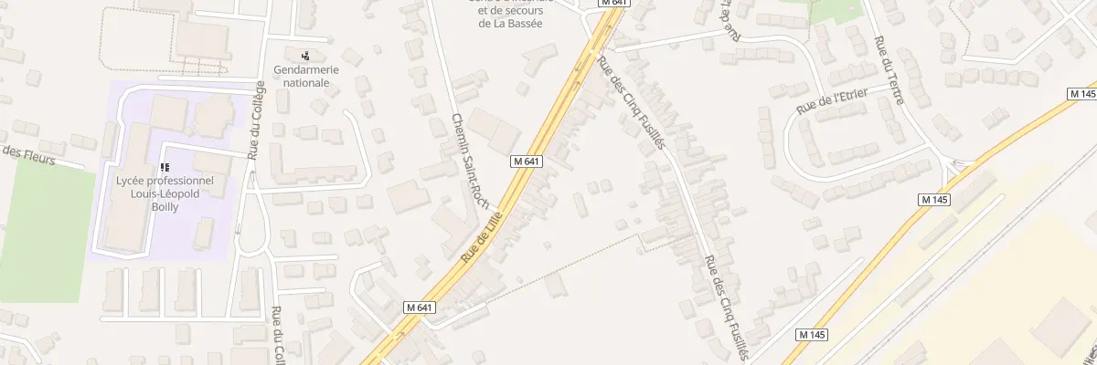 Plan du 94 Rue de Lille à La Bassée