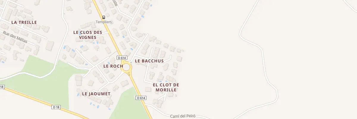 Plan du 3 Pl du Peyrou à Baixas