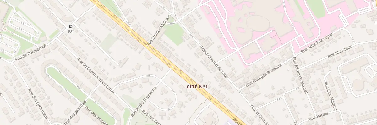Plan du 204 Rte de Béthune à Lens
