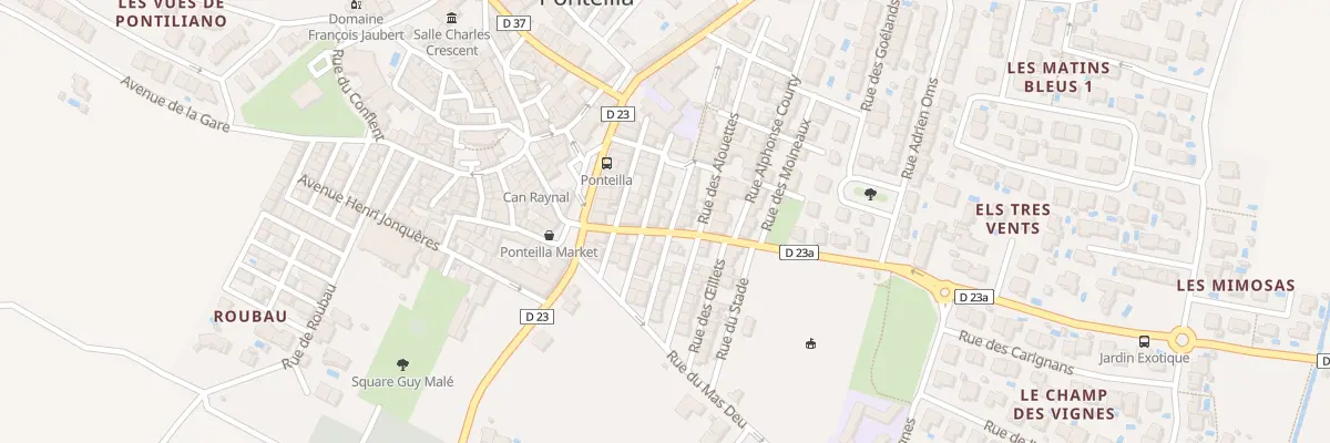 Plan du 5 Av de Nyls à Ponteilla