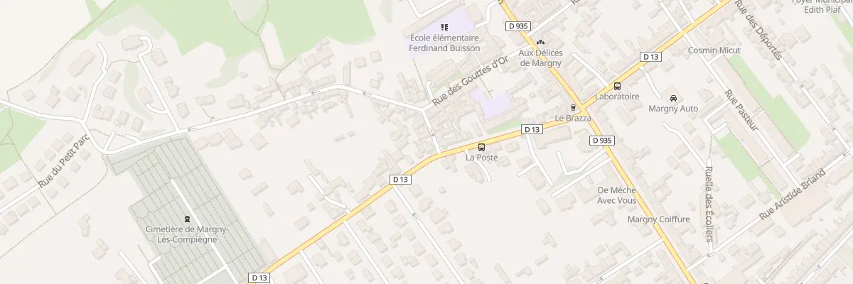 Plan du 166 Rue Louis Barthou à Margny-lès-Compiègne