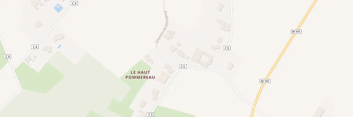 Plan du 80 Rue du Haut Pommereaux à Aubers