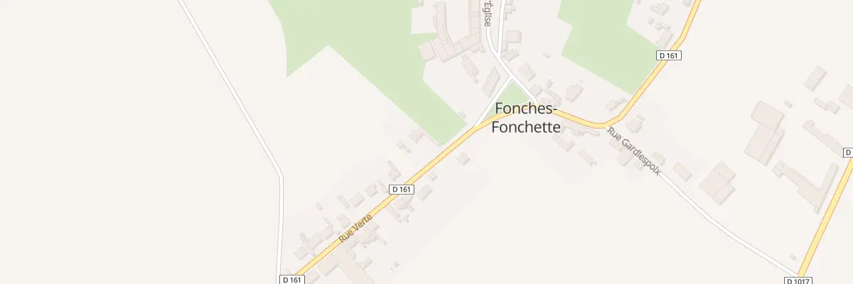 Plan du 2 Rue Verte à Fonches-Fonchette