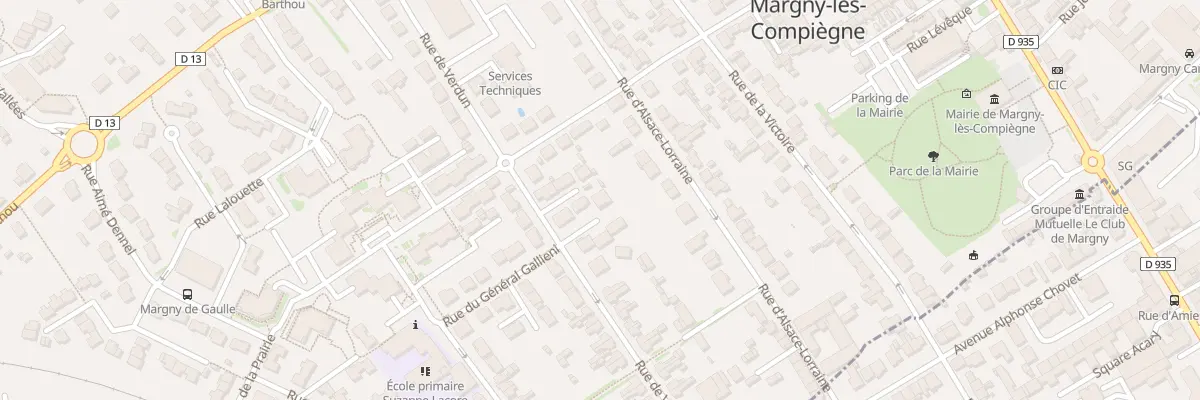 Plan du 214 Rue de Verdun à Margny-lès-Compiègne