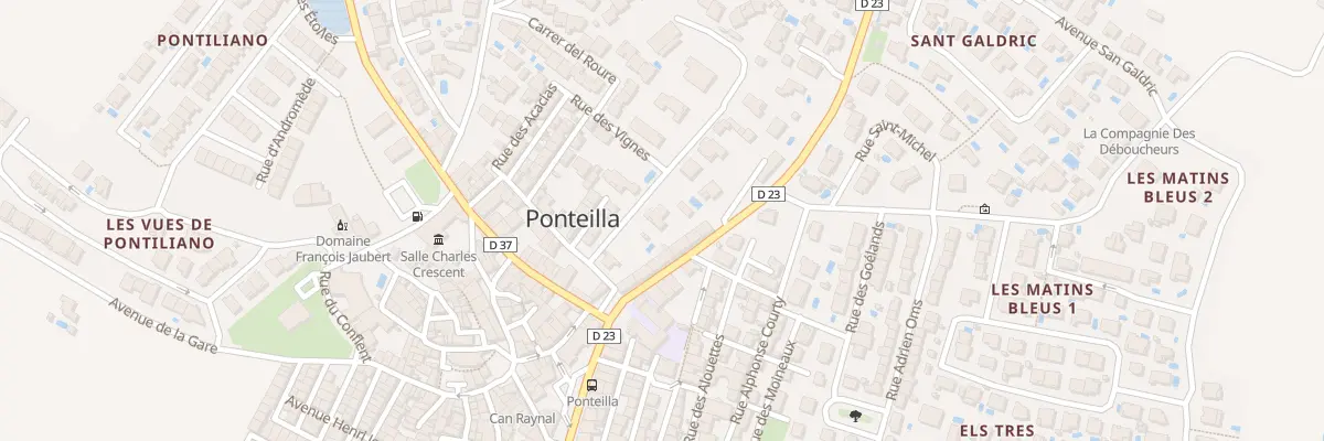Plan du 8 Rue du Chêne à Ponteilla