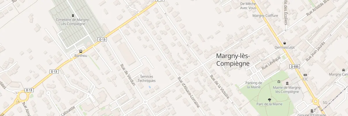 Plan du 348 Rue Alsace Lorraine à Margny-lès-Compiègne