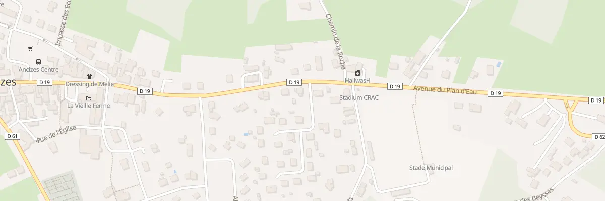 Plan du 2 Imp de Bellevue aux Ancizes-Comps
